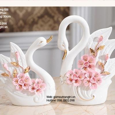 Tượng Đôi Thiên Nga Hạnh Phúc